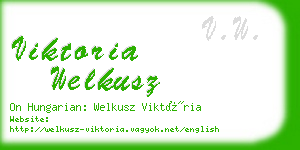 viktoria welkusz business card